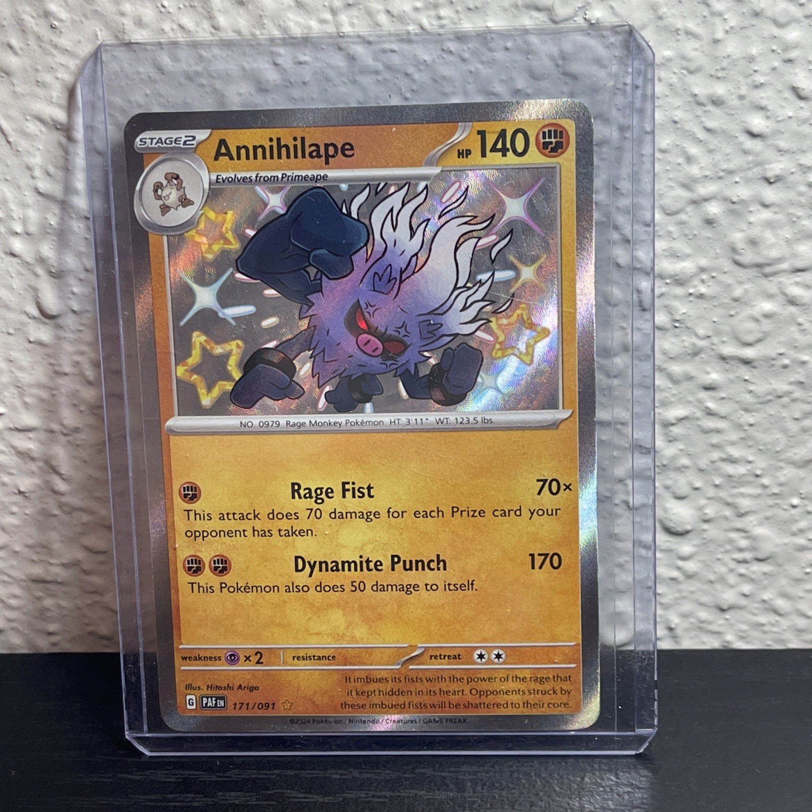 Annihilape 171/091 SV: Paldean Fates Holo