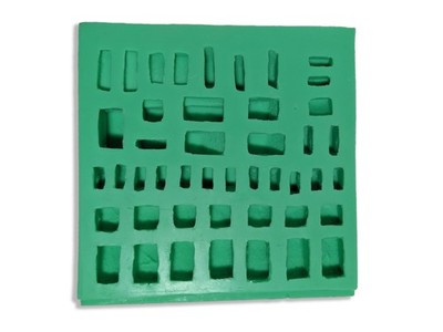 TFC Krippenform Silikonform Torbögen/Fenster für den Krippenbau Set 3