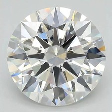 Lab Grown 1.00 Ct Round Cut D Color VVS2 Clarity STONE IGI Certified CVD DIAMOND