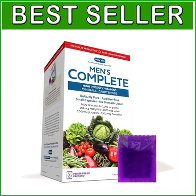 Complete Men's Multivitamin Capsules - 60 Count of No Additives for Vitality