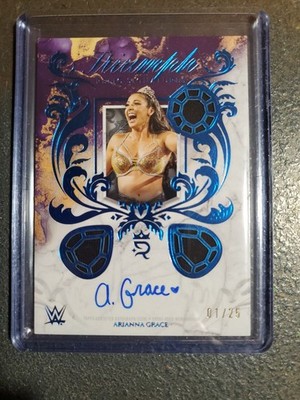 2025 Topps Royalty 1/25 WWE ARIANNA GRACE Triumph Relic Signatures Auto #TRS-AGR