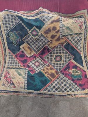 GERRY WEBER Multicolor SQUARE  scarf  35 Inches Horses, Emblems, Etc