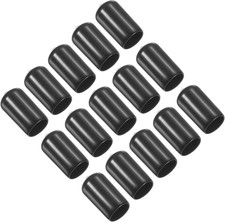 Snooker Cue Tip Cover, Pool Cue Tips Rubber Cover Billiards Head 12.5Mm Black