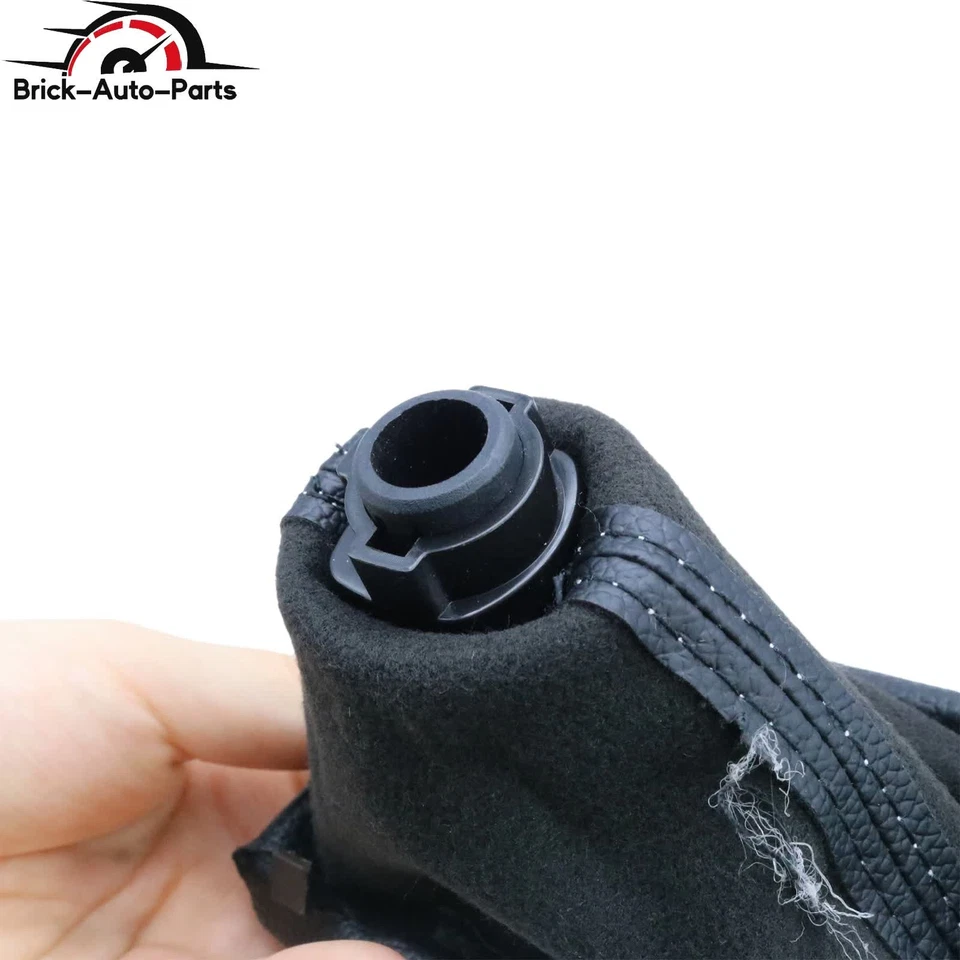 Pomo de cambio de marchas de cuero 46720-2W200 apto para Hyundai Santa Fe 2013 2014 2015 2016 Foto 3 de 4