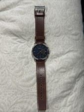 Marc by Marc Jacobs Men’s Chronograph Watch Navy Blue Dial Leather Strap