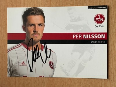 Per Nilsson 1. FC Nürnberg Der Club Autogrammkarte original signiert #56120