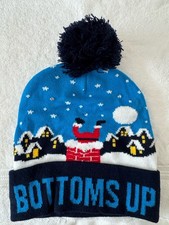 New Beanie Light Up Christmas Hat, LED Christmas Unisex Knitted Beanie.