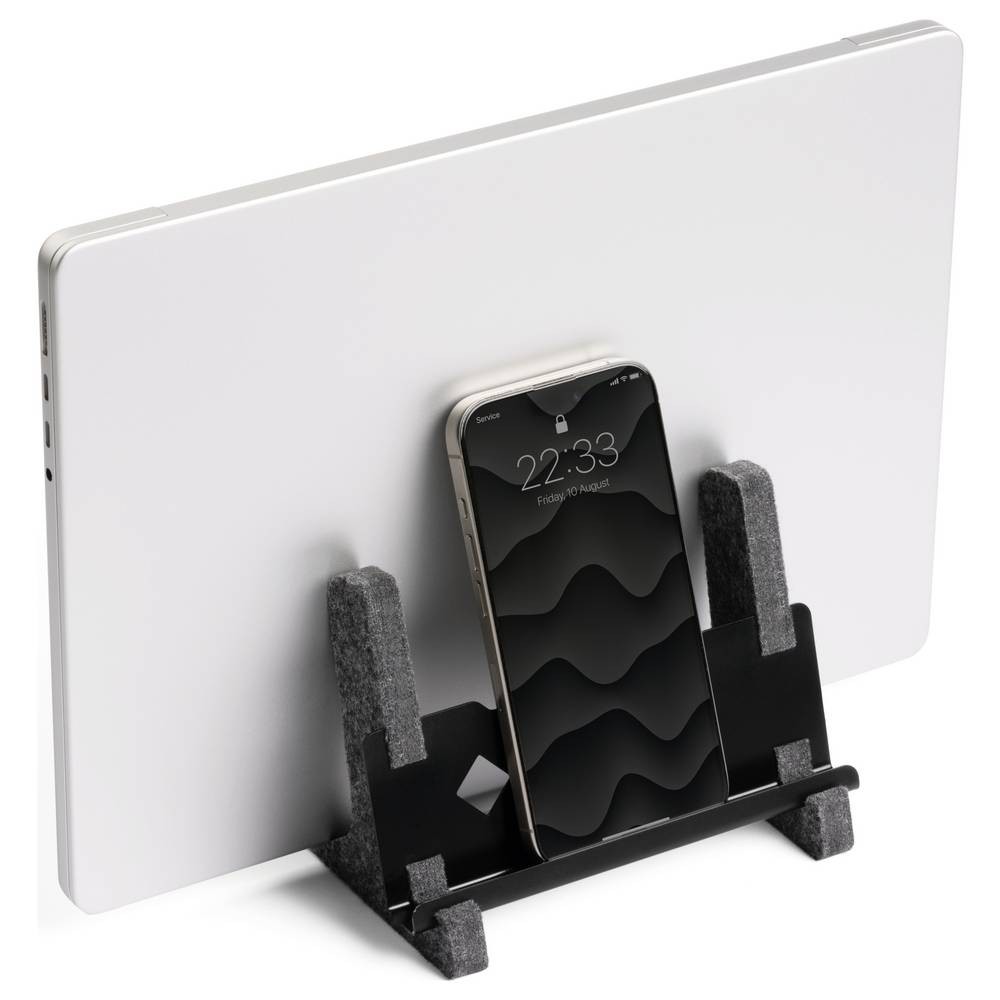Contre le désordre, le Support d'ordinateur portable Durable VERTICAL EFFECT vertical ajustable