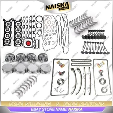 For 2005-2009 Land Rover 4.4L 448PN Piston set STD/+0.5MM Timing Chain Kit