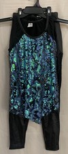 A Wish Come True Costume. 2 Piece "Here We Come" New Size SA Sequen Blue Black