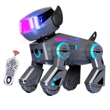 InventoBots Interactive Touch Remote Control Robot Dog Toy, Programmable AI...