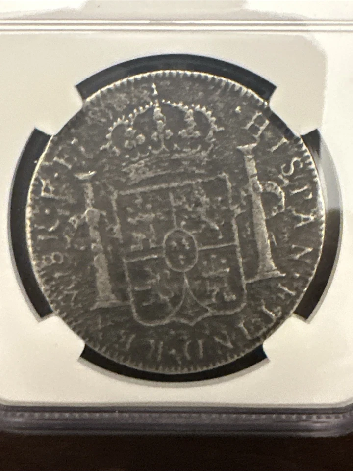 1782 MO FF Mexico 8R El Cazador Shipwreck Coin, NGC Certified - Image 4 of 4
