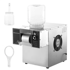 Commercial Snowflake Ice Machine, Snow Cone Machine, Ice Shaver Slush Maker US-