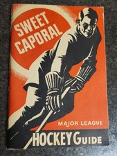 1940-41 NHL Sweet Caporel Major League Hockey Guide NICE CONDITION HIGH GRADE
