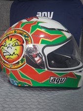 Agv Drudi Performance Inspired Valentino Rossi Motorcycle Helmet Size MS 57