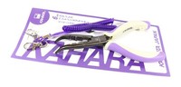 Kahara Split Ring Pliers Bent Nose Stainless 6 Inch With Lanyard (0515)