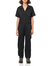 BRAND NEW DICKIES WOMENS FLEX COOLING SHORT SLEEVE COVERALLS - 2X LARGE - BLACK