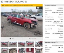 2018 Nissan Murano Spare Tire Wheel 18x4 403009pe8e Oem Rim