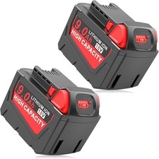  2 GENUINE 18V Milwaukee 48-11-1828 3.0 AH Batteries M18 XC Red Lithium 18 Volt