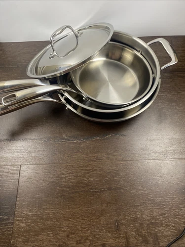 Legend 5ply Stainless Steel Pans Set- Induction Oven Safe - 4pc