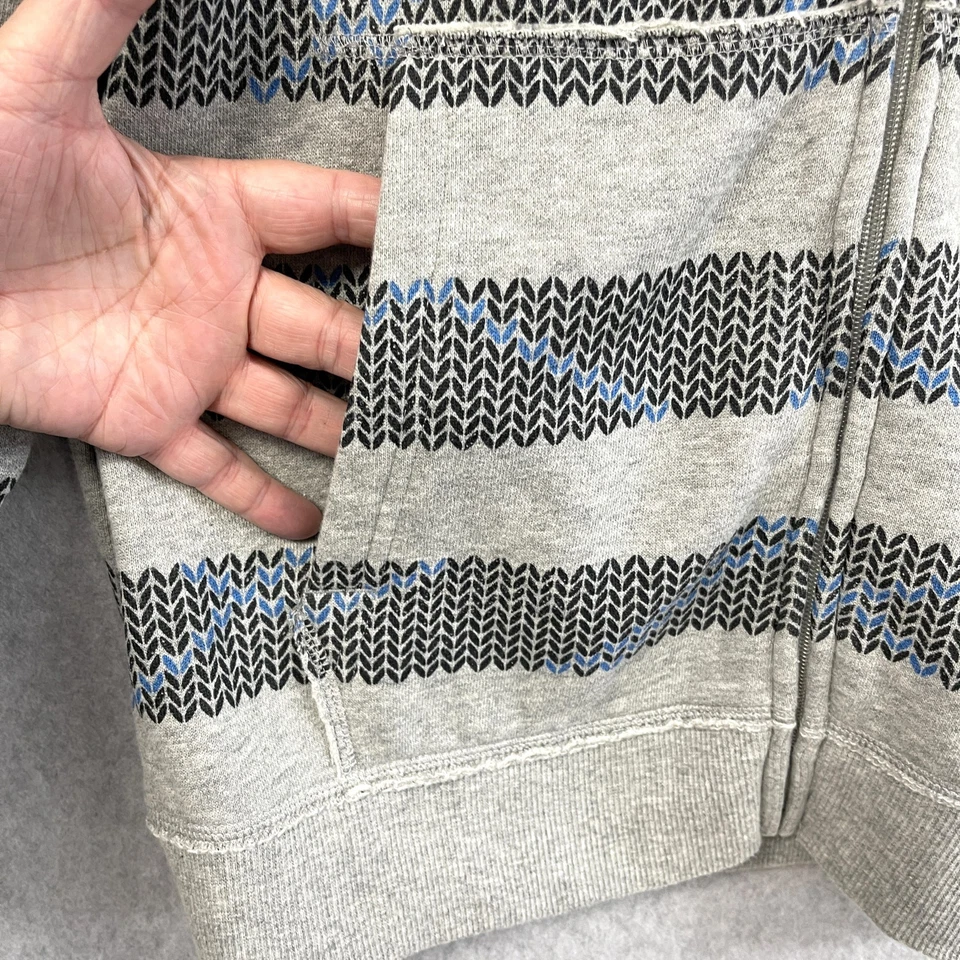 Moletom com capuz Unionbay meninos grande 8-20 skatista Athlesiure retrô zíper completo NOVO - Imagem 3 de 4