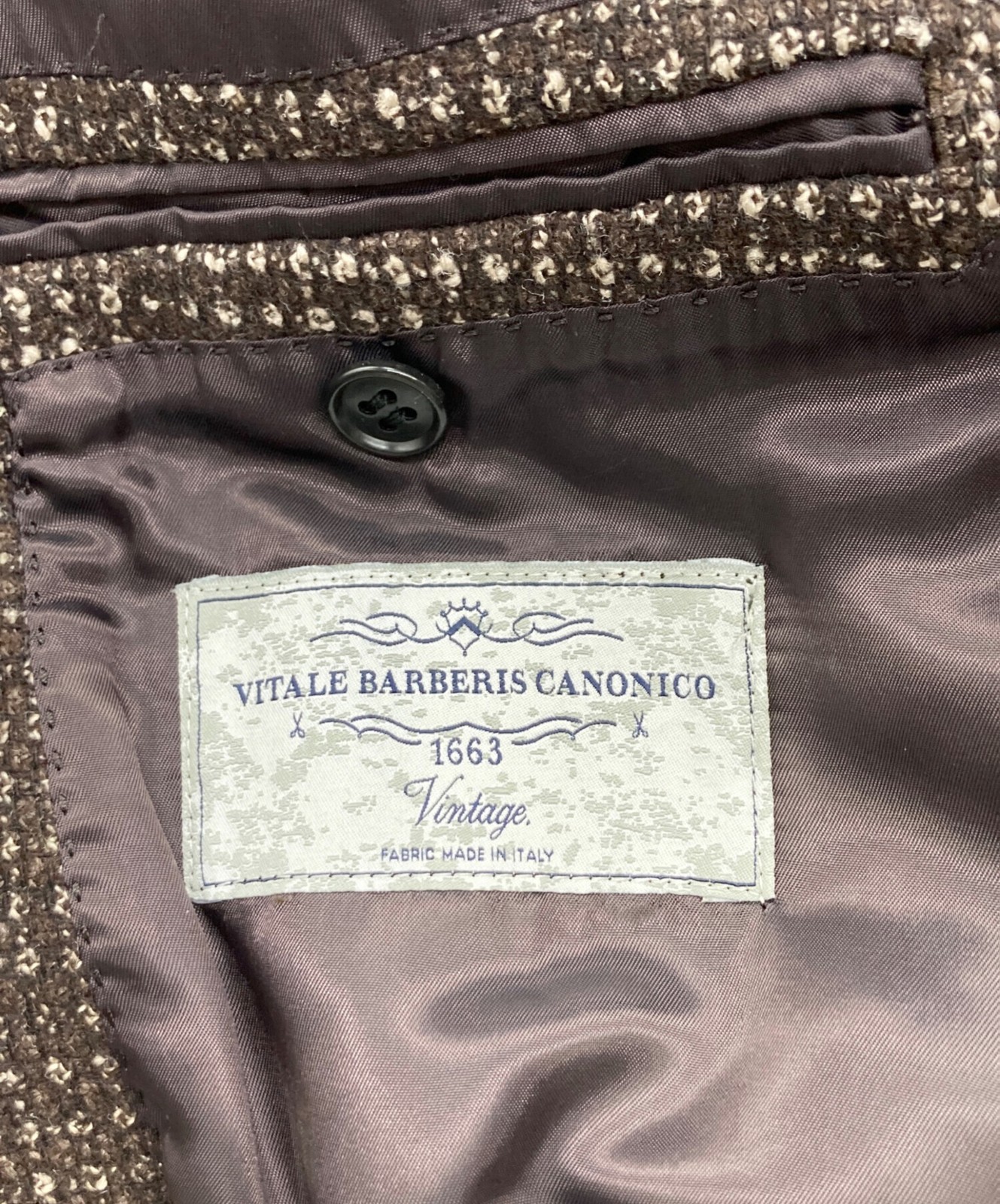 UNIVERSAL LANGUAGE tailored jacket Size: 48 Brown… - image 4