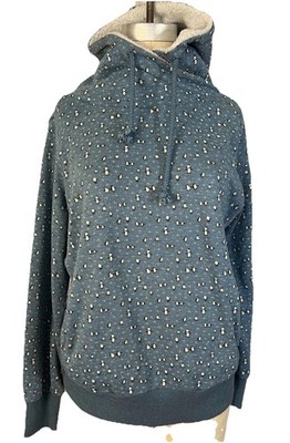 Multiblu Blue Penguin Hoodie Women s L