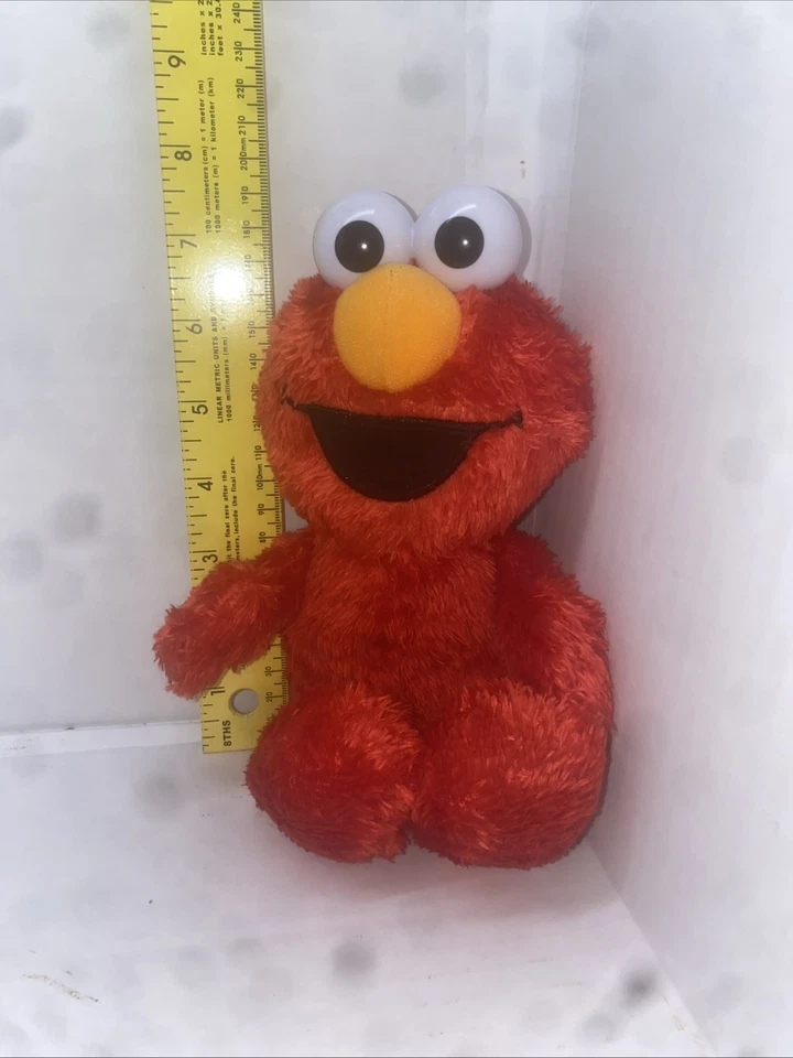 Muñeca parlante de peluche Tyco Sesame Street Tickle Me Elmo 1996 de colección probada y funciona Foto 2 de 4