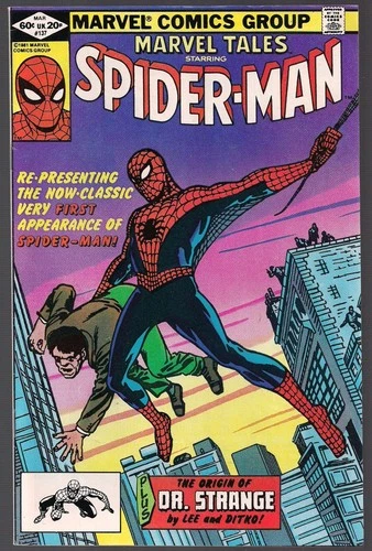 MARVEL 1981 TALES #137 REPRINT AMAZING FANTASY #15 1st APPEARANCE SPIDER-MAN VF