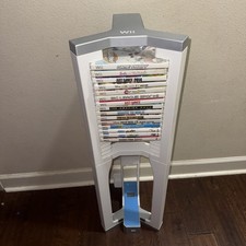 Nintendo Wii Storage Tower Rack Stand Game Co...