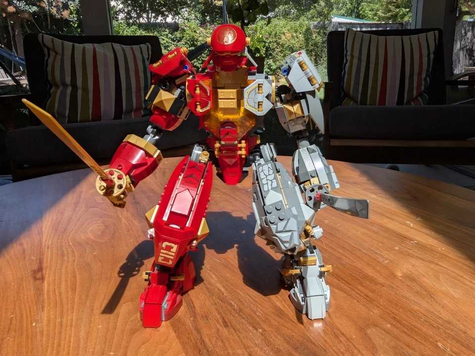 Lego Ninjago Lot - Fire Stone Mech, Fire Fang, Stormbringer incomplete sets - Image 3 of 4