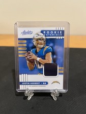 2020 Panini Absolute #3 JUSTIN HERBERT Rookie Materials Patch Memorabilia RC