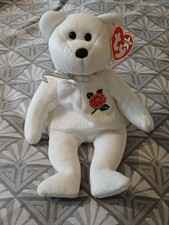 TY Beanie Baby "Rose" The Gorgeous English Bear In Mint Condition
