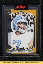 2022 Leaf Draft Pre-Production Proof Gold Clear 1/1 Sam Howell #P-SH1 READ 0u0o