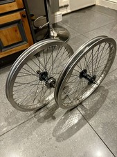 Genuine GT BMX Wheel Set Inc GT Mohawk Hubs 20” Weinmann ZRCX Alloy Rims & Axels