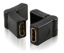 HDMI Female Type A to HDMI Female Type A with 180 Degree Flexible joint