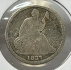 1837 H10c Seated Liberty Half Dime ** XRXEK3718