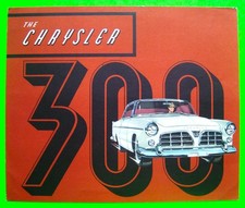 Rare 1955 Chrysler 300 Hemi The 1st 300 Performance Car Color Folder Brochure Rare 1955 Chrysler 300 Hemi The 1st 300 Performance Car Color Folder Brochure