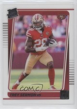 2021 Panini Clearly Donruss Rated Rookie Trey Sermon #79 1z6
