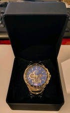 Seiko Coutura Solar Chronograph Men's Watch V192-0AC0 Blue Dial Stainless Steel