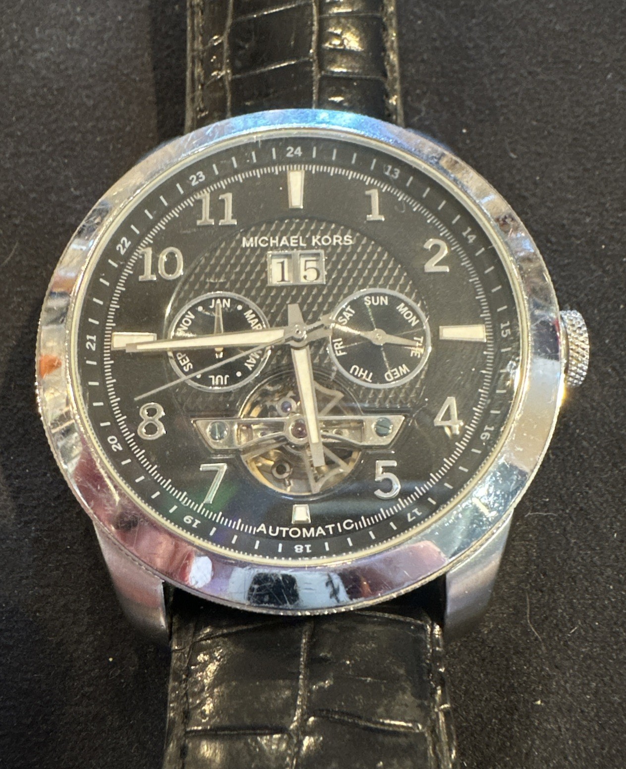 Michael Kors Automatic Skeleton Watch MK9000 - image 2