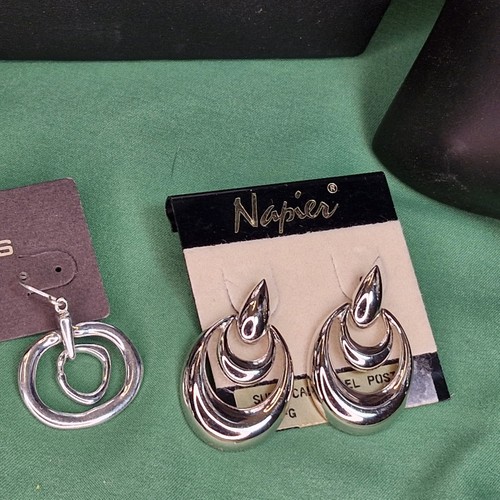 Lot of 3 Chicos Chunky Jewelry Metal Cord Necklaces Mixed Styles with 3 Earrings - Picture 14 of 24