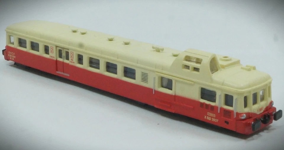 1:160 Spur N Tomytec/Del Prado Dieseltriebzug XBD 3937 Autorail SNCF ohne Motor - Bild 2 von 4