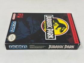 NES Nintendo - Jurassic Park - CIB Complete in Box w/ Manual & Poster - Tested