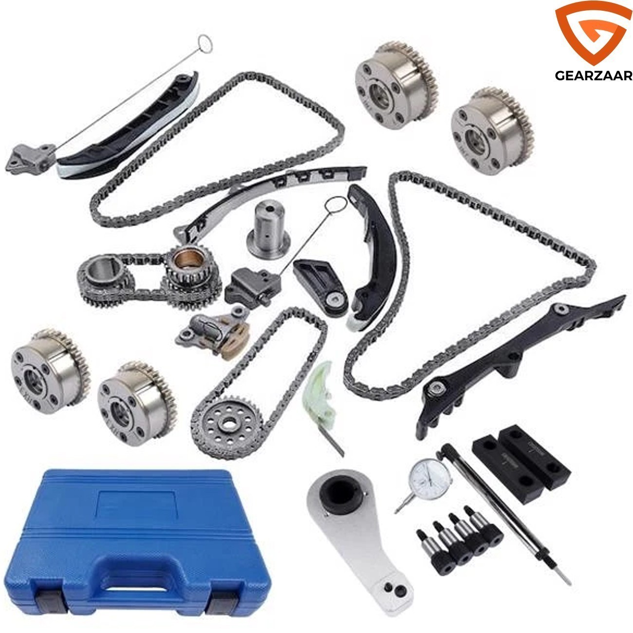 Timing Chain Kit Camshaft Phaser Replacement for Maserati Quattroporte Ghibli Le