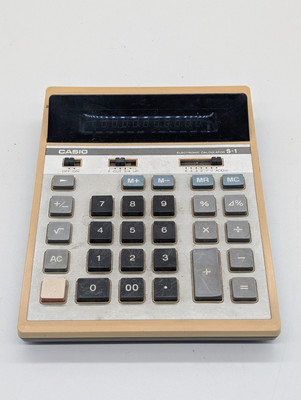 Casio S-1 Taschenrechner 10-stellig Vintage