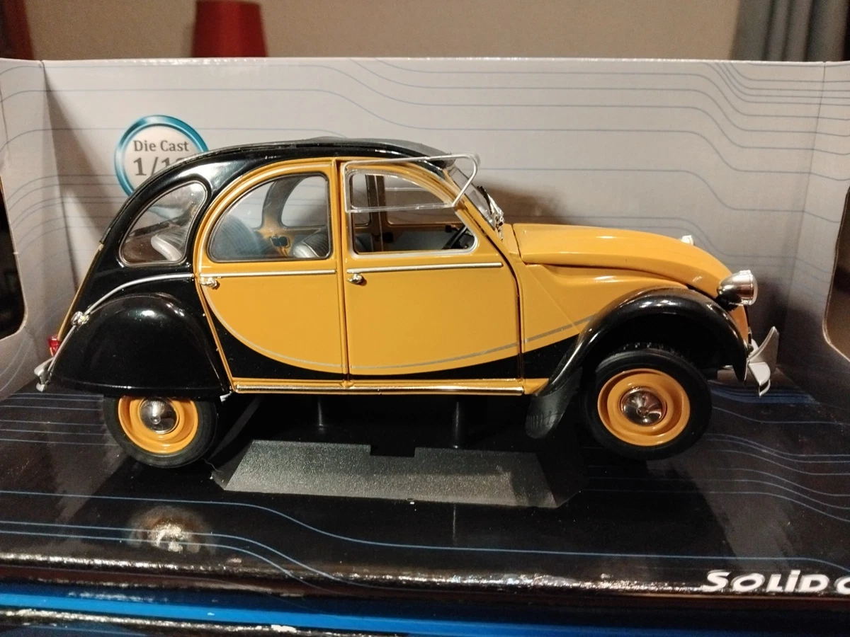 Citroën 2CV Charleston – Schuco 1/64 – Miniature Gris/noir – Collection