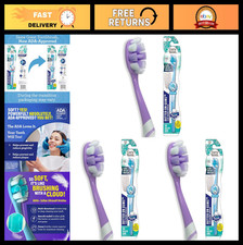 Ultra Soft Toothbrush for Sensitive Gums, 8000 Bristles, ADA Approved, Pack of 3