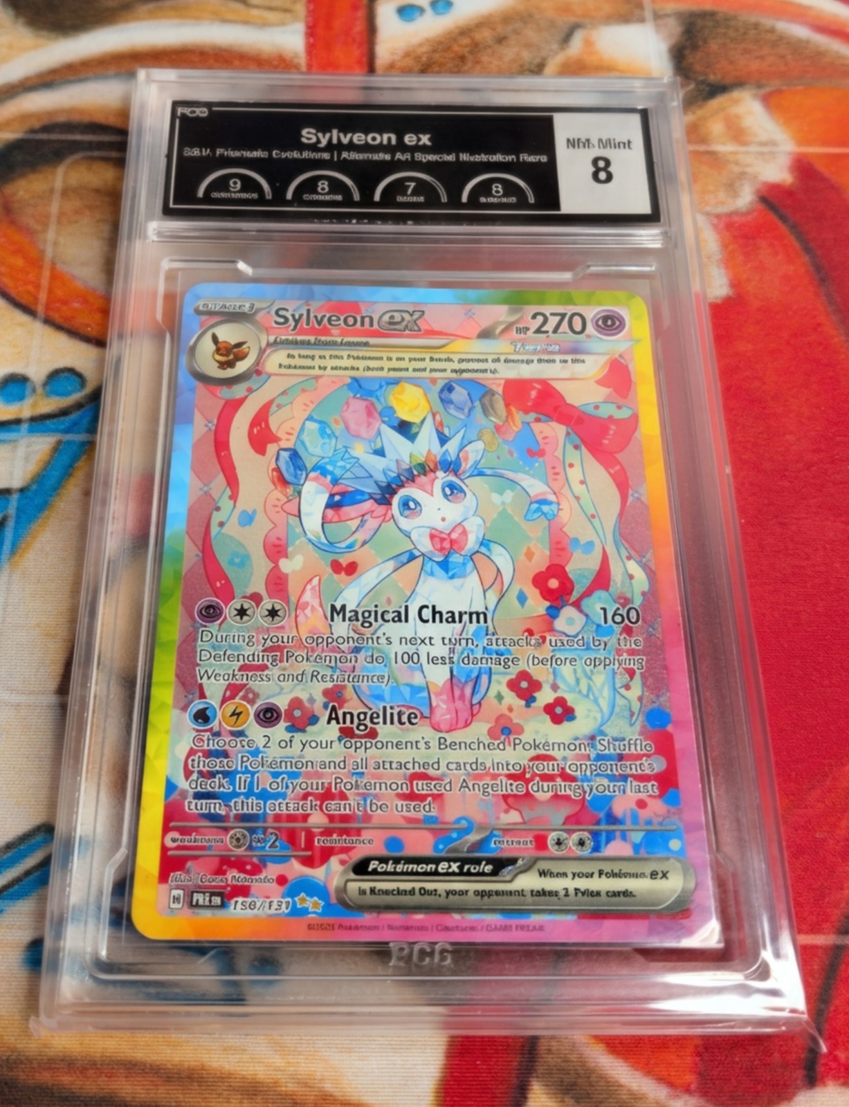 2025 Pokémon SV8A ENG SAR #156 Sylveon EX PCG 8