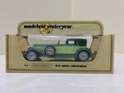 Vintage Matchbox Models of Yesteryear Y4 J Duesenberg Town Car Green Boxed